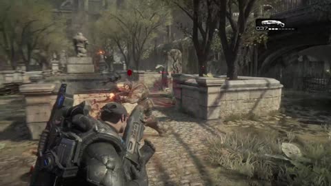 Running up close and personal- gearsof war