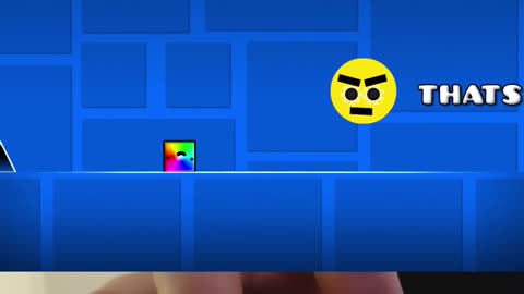 This Man Won't Let Me Pass In Geometry Dash​