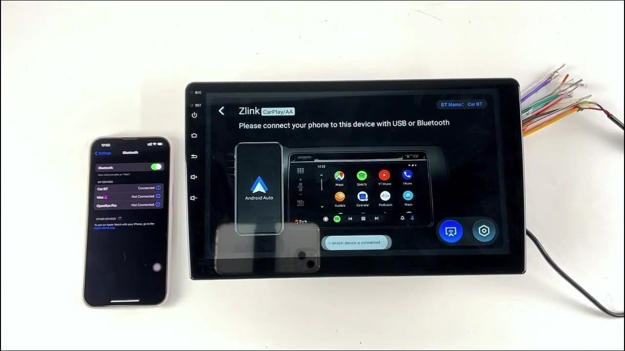 X-REAKO 1 Din Wireless CarPlay with knob Android Auto Car Radio 8" check description to buy