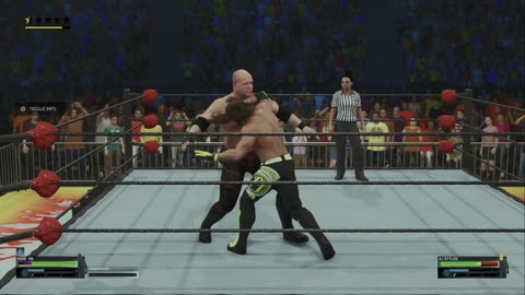 wwe 2k25 214 universe Kane VS AJ Styles