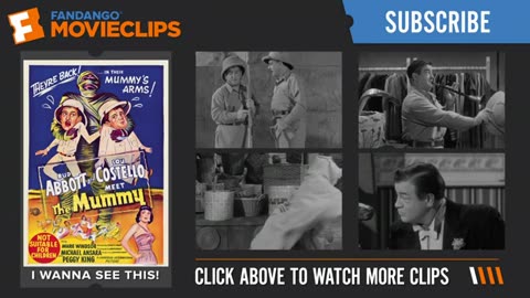 20. Abbott and Costello Meet the Mummy (1955) - Making a Date Scene (110) Movieclips