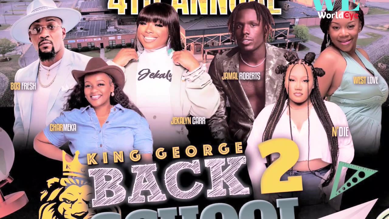 Jamal Roberts & BBK Trizz Shine at King George Back 2 School Event