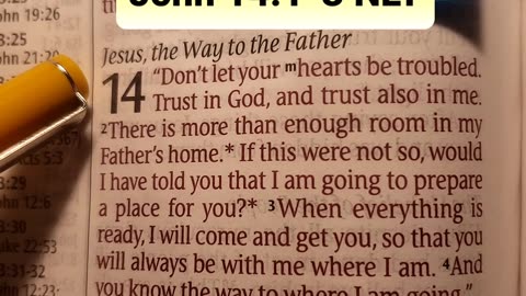 Don’t let your hearts be troubled. Trust in God, and trust also in me.