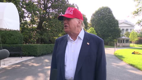 President Trump Gaggles with Press Before Departing the White House, July 1, 2025