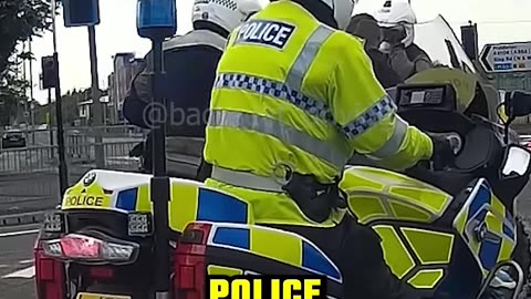 Undercover cops on motorbikes