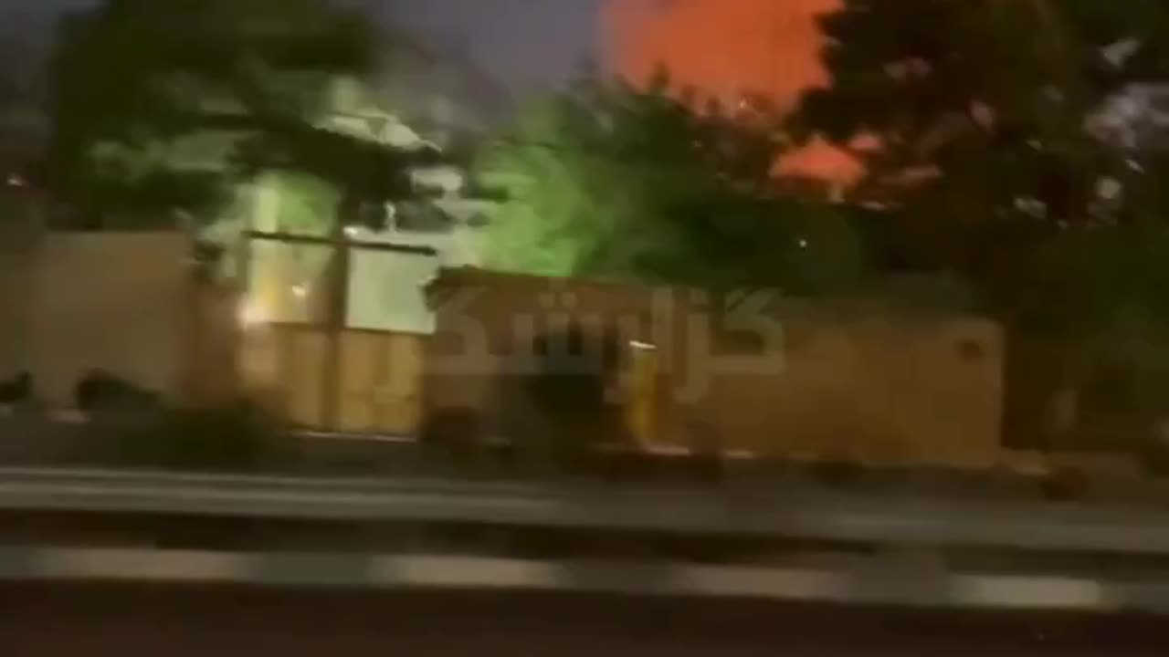 Video from Iran shows the military base in Parchin.