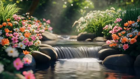 "Peaceful Waterfall Ambience for Mindfulness"