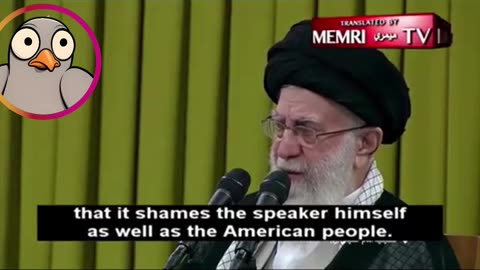 I feel bad for the people of Iran who are not in this room or share this sentiment.