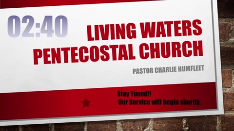 Wednesday Evening Service 4/30/25