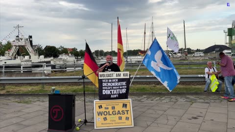 Wolgast - Falko mit der Begrüßung - Giesela aus HST 12-08-2025 mp4