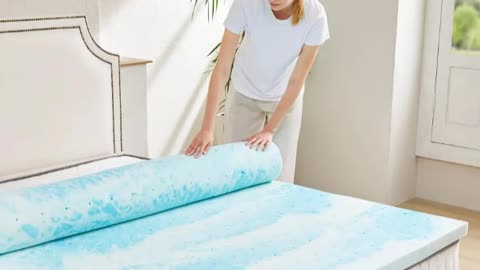 JHK 2 Inch Gel Memory Foam Mattress Topper Full Size