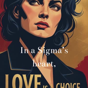 The Sigma man, the Sigma woman… They are sovereign souls.