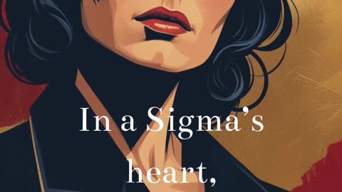 The Sigma man, the Sigma woman… They are sovereign souls.