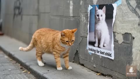 Mama Cat Trims Fur on the Farm and Makes Tiger Hat For Kittens At Home🐾🎩🐯_9