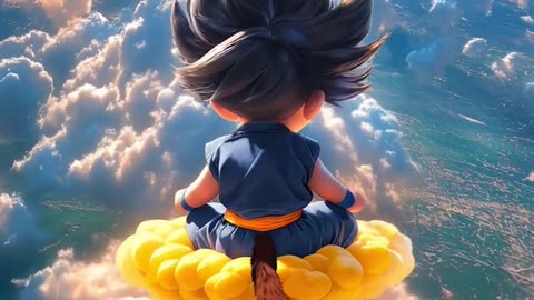 Goku is on a test drive