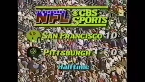 1981-11-01 San Francisco 49ers vs Pittsburgh Steelers