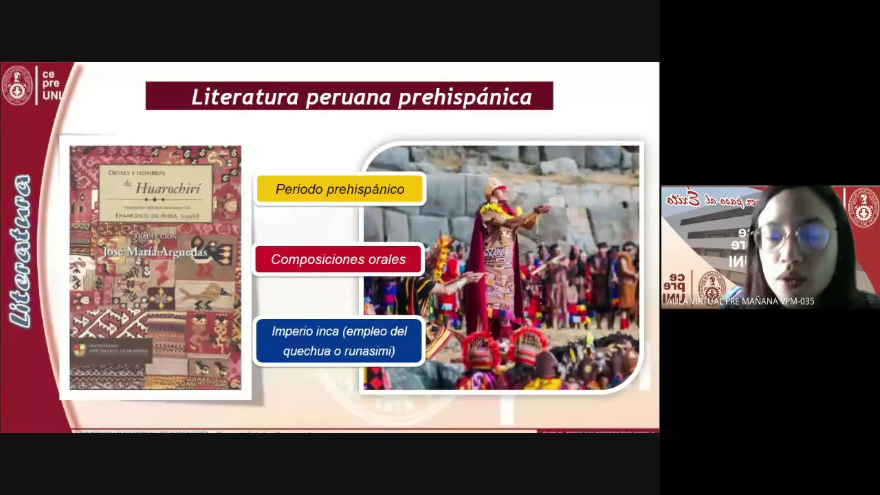 CEPRE UNI 2022 - 1 | Semana 12 | Literatura