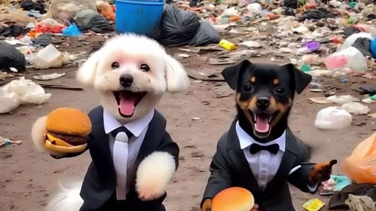 The poor puppy was made fun of because he didn t have a burger petsreviewinfo