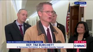 Rep Tim Burchett calls Washington DC a Sewer as he talks about Congress Trading Stocks Bill