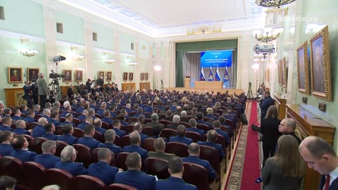 Владимир Путин принимает участие в расширенном заседании коллегии Генпрокуратуры