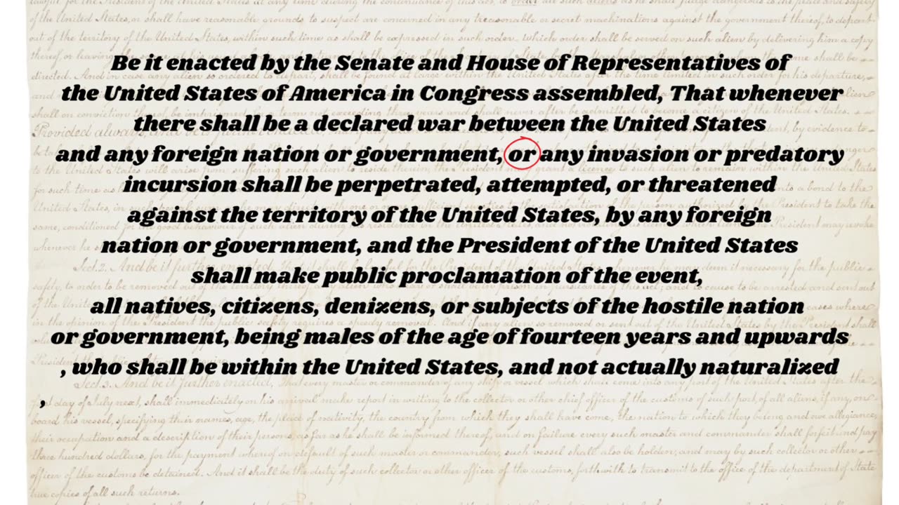 Alien Enemies Act & Why it’s Being Used Within It’s Legal Framework