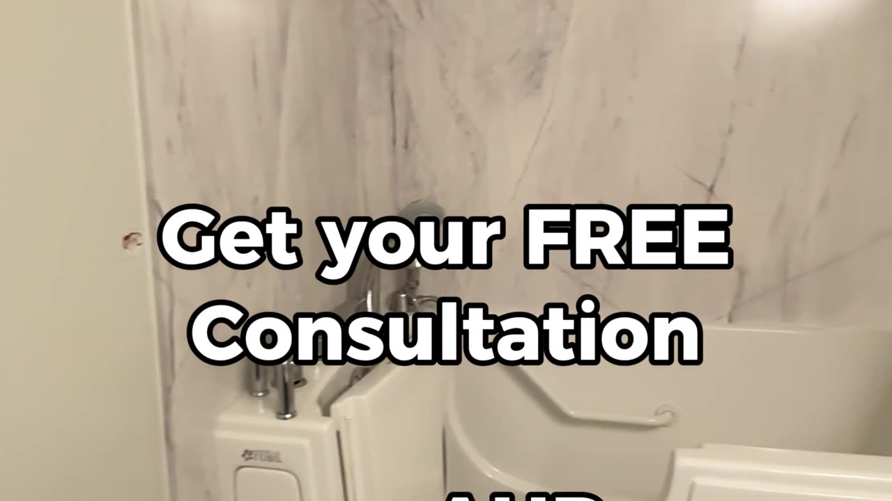 Composite Panel Install for Walk In Bathtub for Accessibility