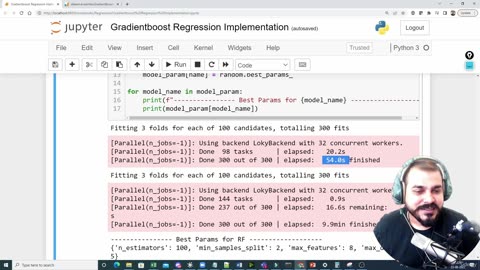 34.3 Gradient Boost Regression Model Training Krish Naik ML