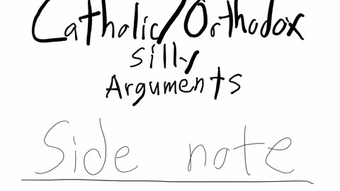 Arrogant Catholics and Orthodox but why though