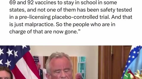 RFKjr points out Dr Paul Profit who made 187million for his rotavirus vaccine