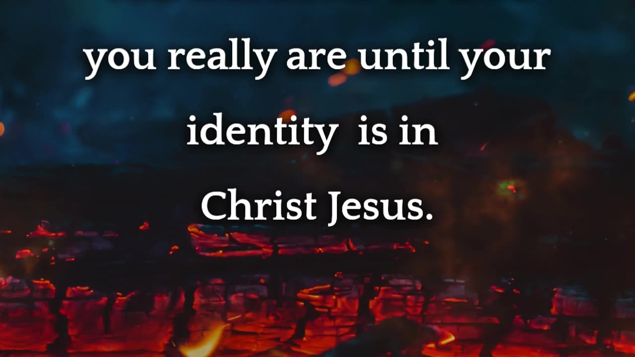 Stop identifying with trauma, that isn’t who you are.