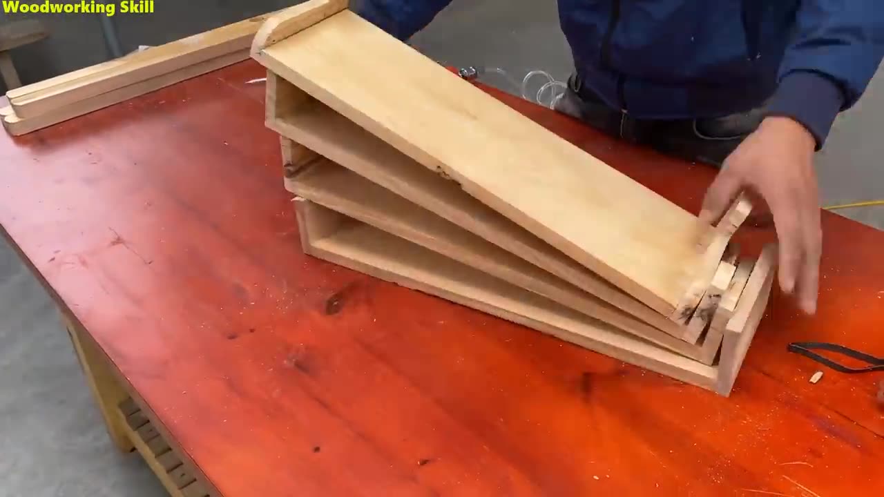 Creative And Unique Woodworking __ Build A Cabinet That Combines A Very Smart Folding Table
