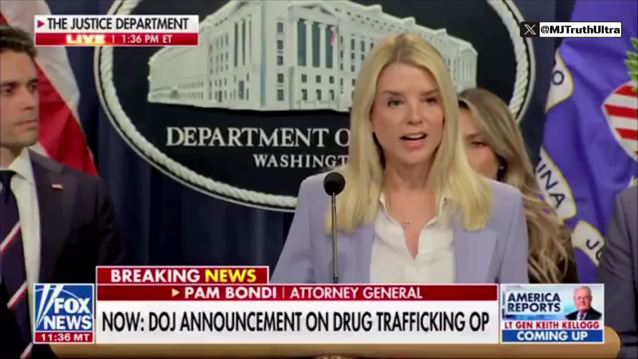 AG Pam Bondi reveals the Largest Drug Seizure in US History, Dismantling a Sinaloa Cartel