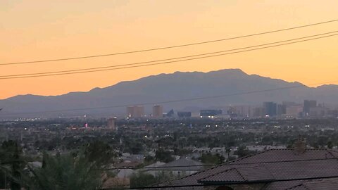 Did you see tonight's Las Vegas sunset? Check this out! 03.24.2025 #follow #lasvegas #travel