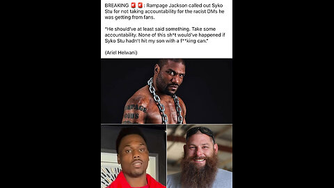 Rampage Jackson Needs To SHUT UP! #shorts