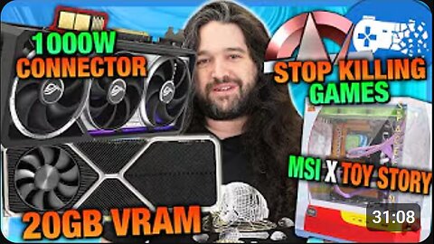 🛑 Stop Killing Games! ⚡ ASUS 1000W GPU Connector & Sony Sued for PS5 Monopoly | HW News