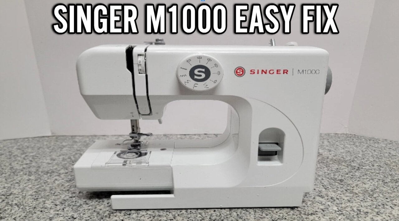 Singer M1000 sewing machine not catching thread (bobbin)