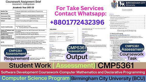 Client Work (Assessment)CMP5361App Development-Mobile Application Project|Birmingham City University