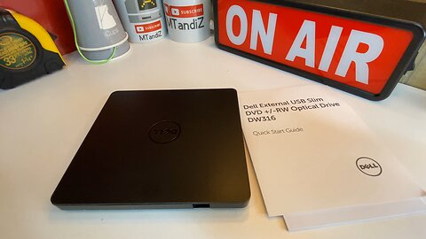 UnBoXing & Look at Dell DW316 8x Slim External USB DVD±RW CD-RW Drive Black Model: DW316 SKU 4697703