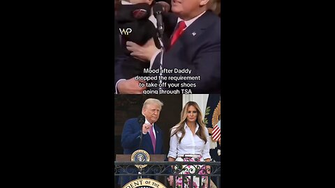 THANKS TO @President Donald J Trump YOU CAN KEEP ON YOUR SHOES GOING THROUGH TSA‼️ #donaldtrump #air