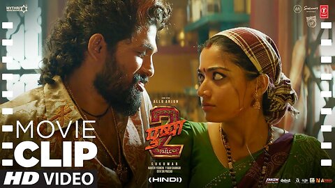 PUSHPA 2 THE RULE - Movie Clip: "Feelings Jaag Gayi Toh😍" | Allu Arjun | Rashmika Mandanna | Sukumar