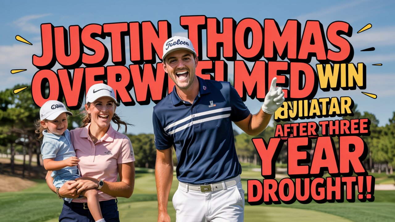 Justin Thomas OVERWHELMED By Emotional Win After THREE Year Drought!