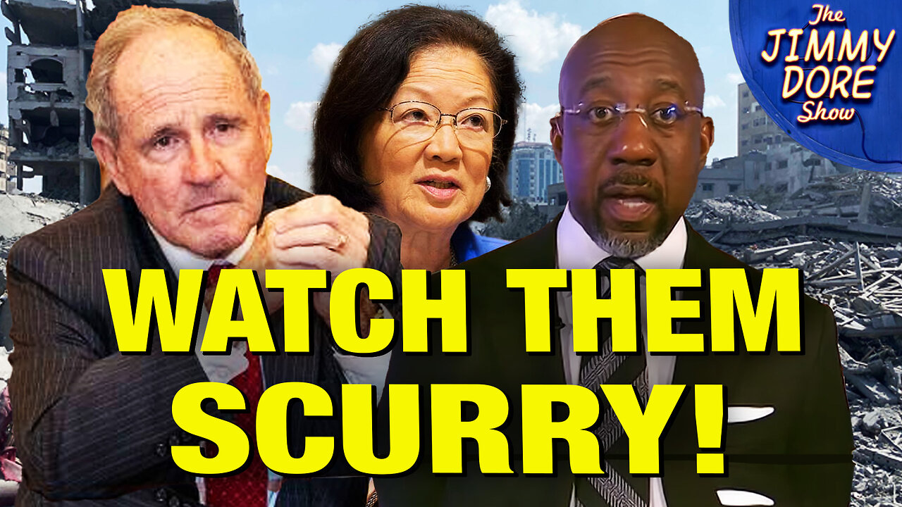 Senators FLEE From Questions About Gaza Genocide!