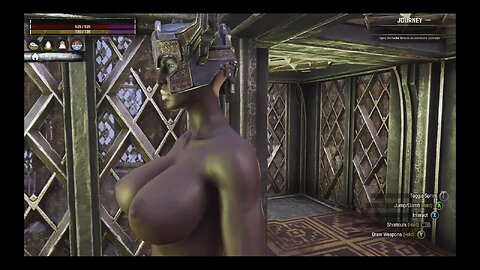 Conan Exiles trapped and free Busty boobs Breast Expansion huge tits