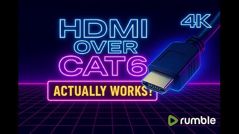 📺💡 HDMI Over Cat6 Actually WORKS?! 🤯💻 Home Video Hack You Need to See!