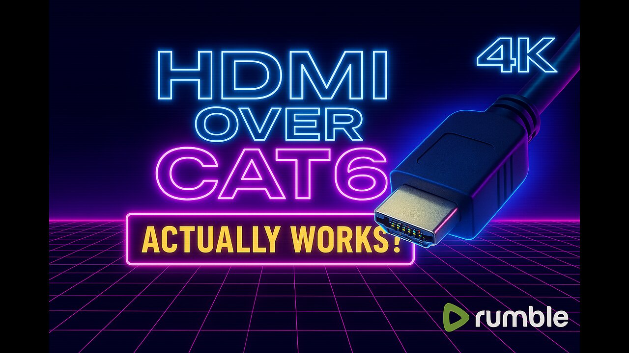 πΊπ‘ HDMI Over Cat6 Actually WORKS?! π€―π» Home Video Hack You Need to See!
