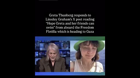 Greta ~ reply to Senators mocking her