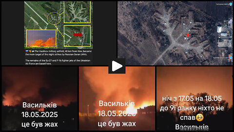 Vasylkiv: Russian Geran-2 UAV-s strike on ​​Ukrianian Vasylkiv Air base