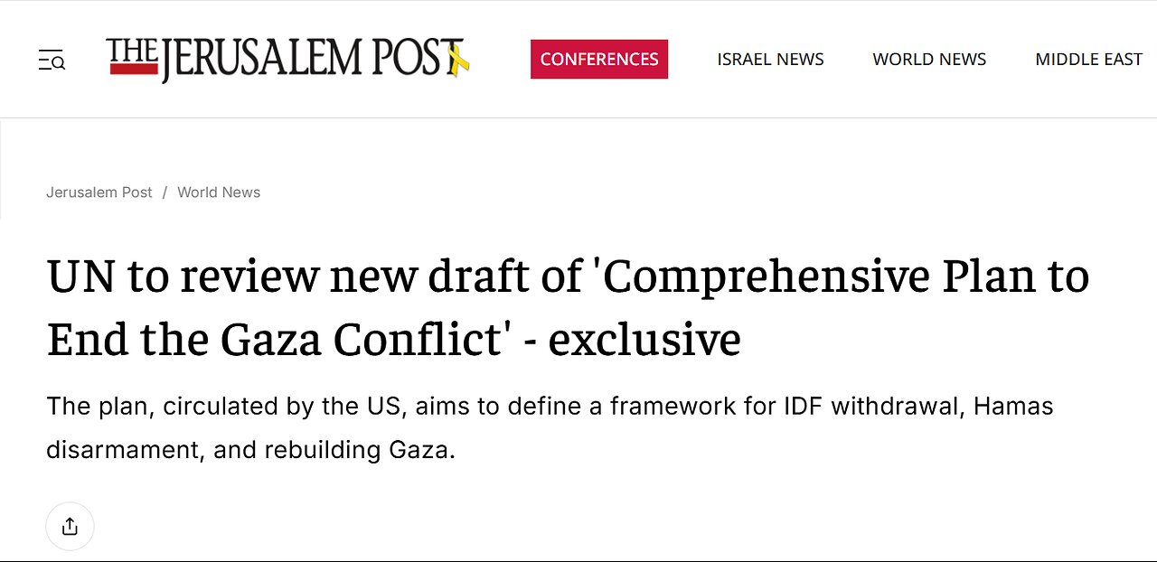 UN Security Council Examines Suggestion for Palestinian Statehood