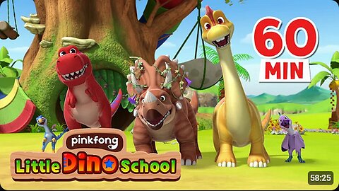 Your friend Tyrannosaurus Rex + More! _ Dinosaur Cartoon _ Pinkfong Dinosaurs for Kids