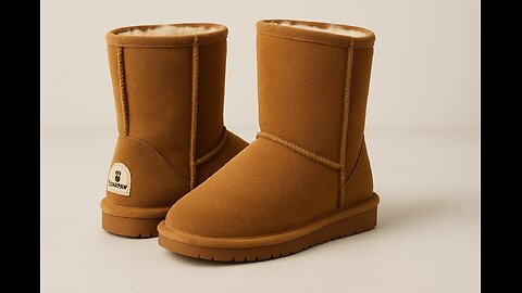 Cozy Bearpaw Boots 3D View